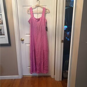 Vince Camuto Vibrant Pink Maxi Dress